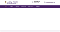 Desktop Screenshot of leadingvisionsinc.com